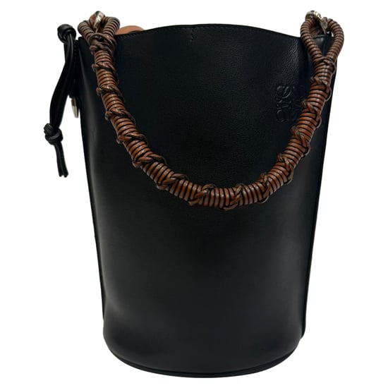 Loewe Gate Bucket Bag in Black Calfskin Leather - Image 1