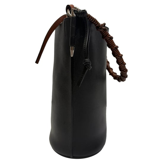 Loewe Gate Bucket Bag in Black Calfskin Leather - Image 2