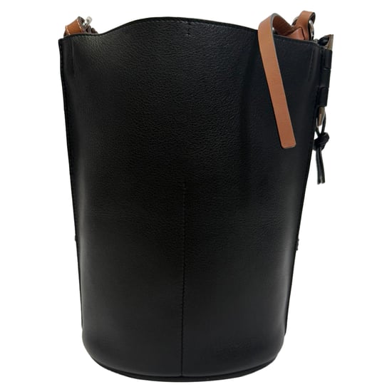 Loewe Gate Bucket Bag in Black Calfskin Leather - Image 3