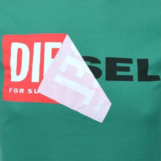 Diesel T-Diego-QA Mens Green T-Shirt - Image 4