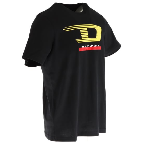 Diesel T-Just-Y4 D Logo Black T-Shirt - Image 3