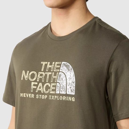 The North Face Rust 2 Mens Green T-Shirt - Image 4