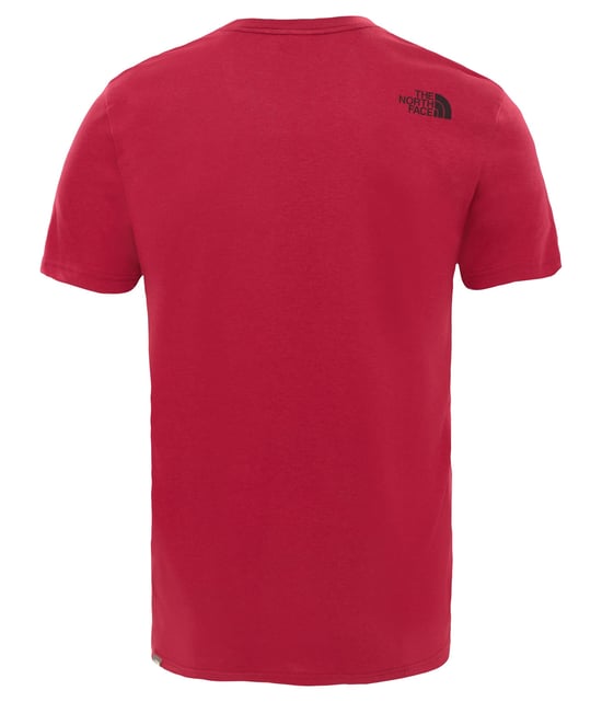The North Face Mountain Line Mens Rumba Red T-Shirt - Image 2
