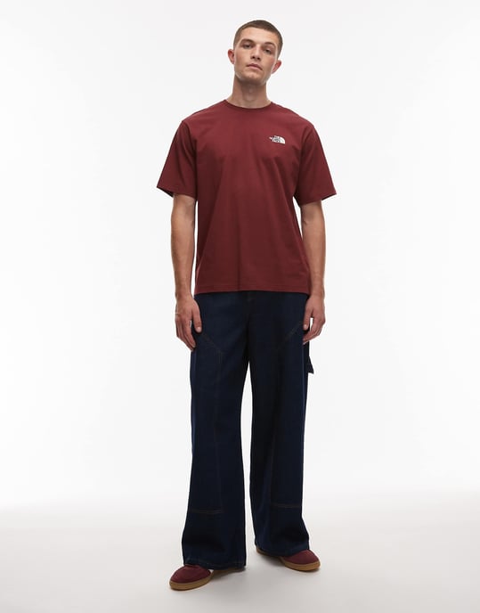 The North Face Mountain Sketch Mens Pink T-Shirt - Image 1