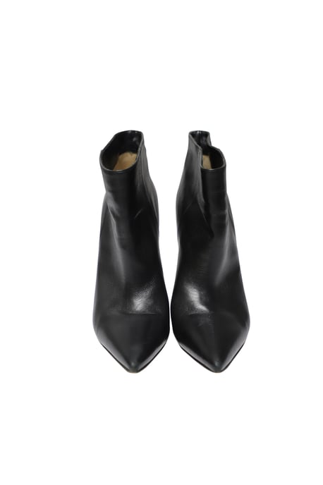 Gianvito Rossi Rits Enkellaarsjes in Zwart Leer - Image 2