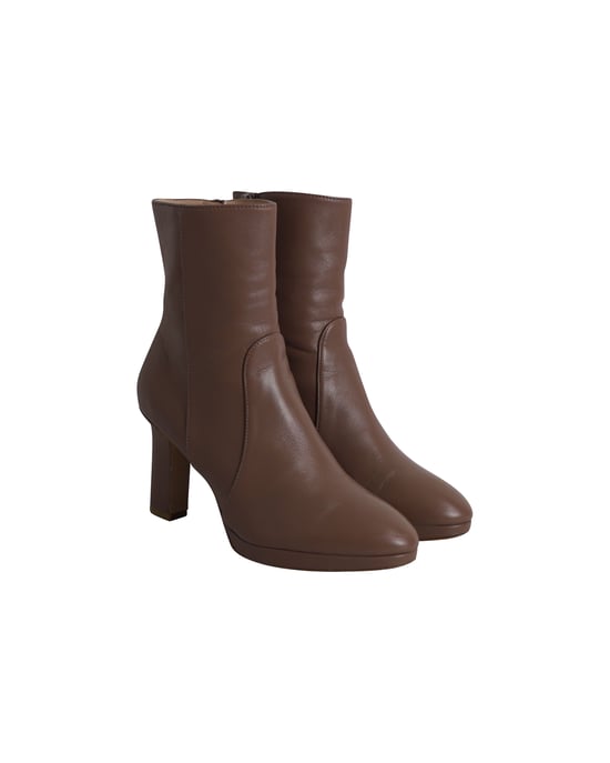 Stuart Weitzman Rosalind 90 Platform Ankle Boots in Brown Leather - Image 3