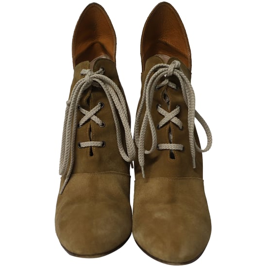 Chloe Gibbon 90 Boots in Brown Suede - Image 2