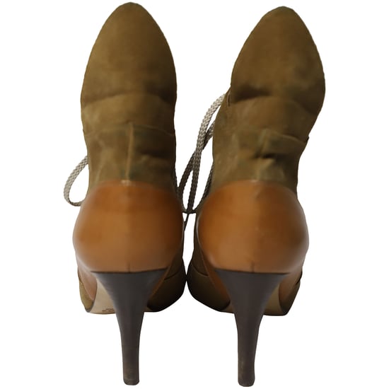 Chloe Gibbon 90 Boots in Brown Suede - Image 4