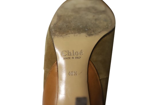 Chloe Gibbon 90 Boots in Brown Suede - Image 6