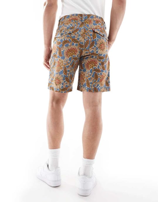 Levi's XX Authentic relaxed twill chino shorts in floral print co-ord - Image 4