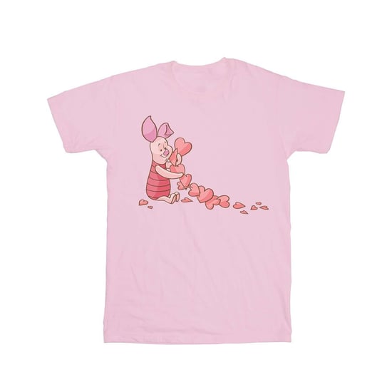 Disney Meisjes Winnie The Pooh Knorretje Hartenketting Katoenen T-Shirt (Roze) - Image 2