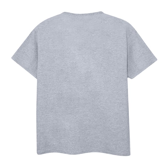 Star Wars Girls The Mandalorian Grogu lyssnar inte T-shirt i bomull (Sport Grå) - Image 3