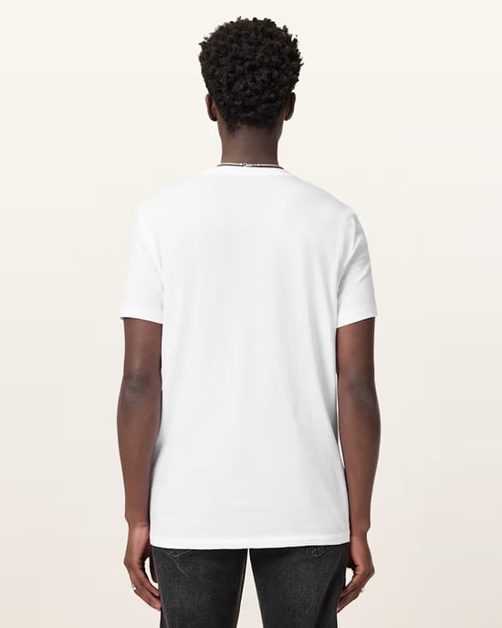 AllSaints Tonic Mens White T-Shirt - Image 2
