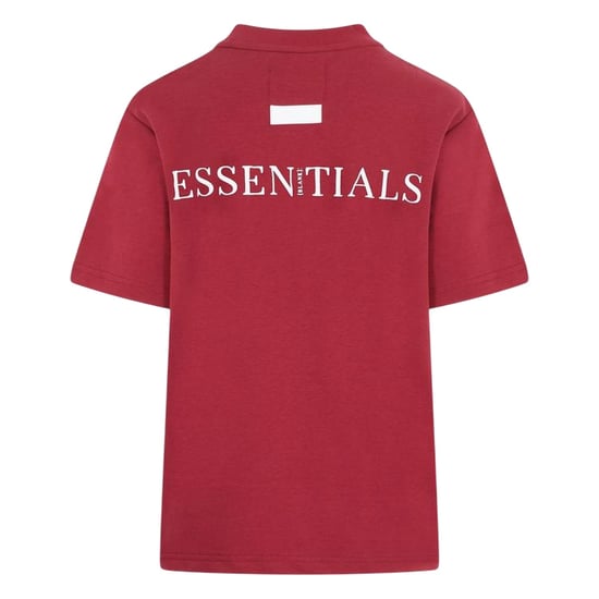 Blank Essentials Womens/Ladies Essentials Logo Boyfriend T-Shirt (Burgundy) - Image 3