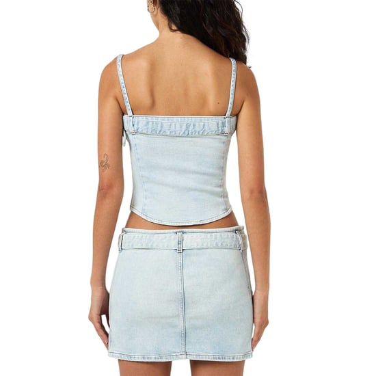 Diesel Lucy Denim Slim-tanktop voor dames (Blauw) - Image 2