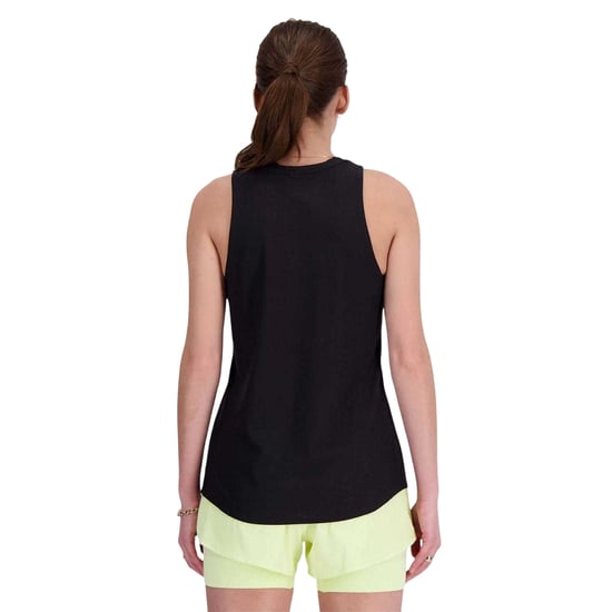 New Balance Slanke mouwloze tanktop voor dames (Zwart) - Image 2