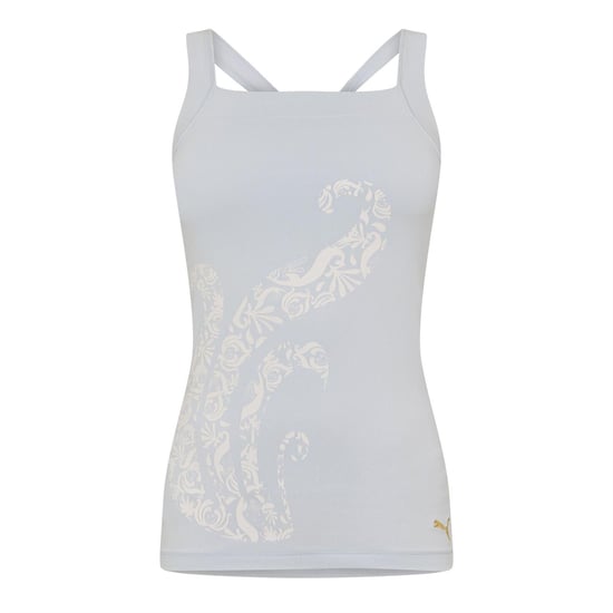 Puma Vintage bloemenvest voor dames (Wit) - Image 1