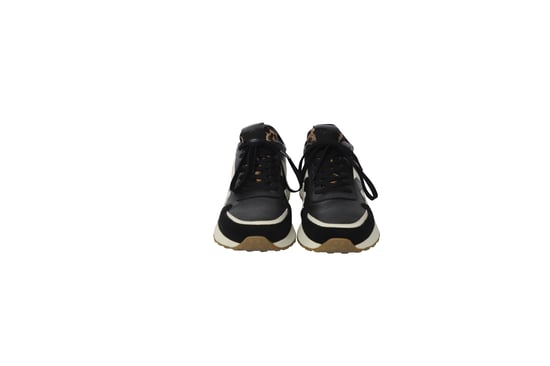 Michael Kors Leoparddetaljerade sneakers i flerfärgad läder - Image 2