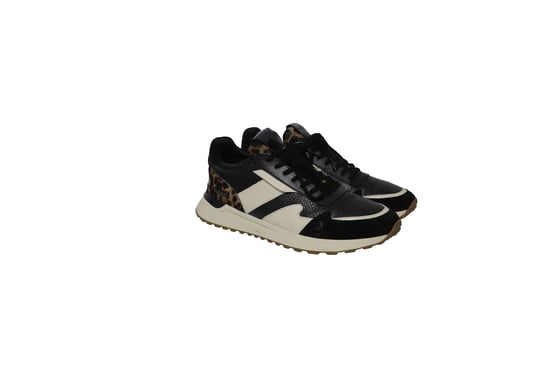 Michael Kors Leoparddetaljerade sneakers i flerfärgad läder - Image 3