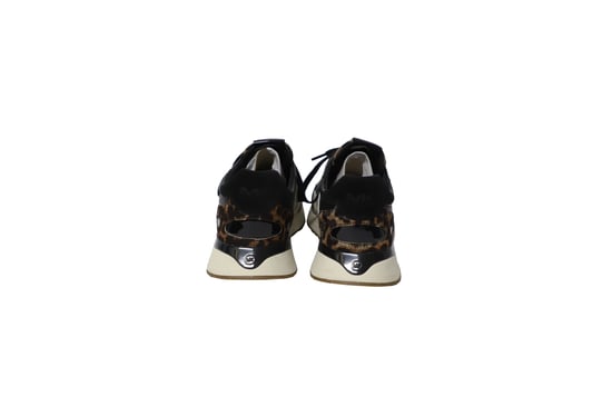 Michael Kors Leoparddetaljerade sneakers i flerfärgad läder - Image 4