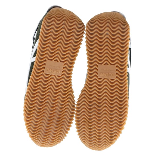 Loewe Flow Runner Sneakers in Forest Green Suede - Image 6