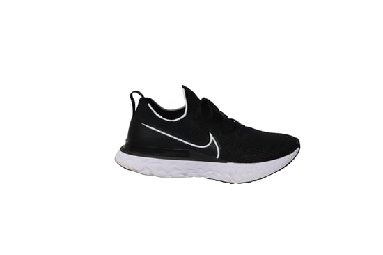 React Infinity Run Flyknit 2 in Black and White Rubber - Image 1