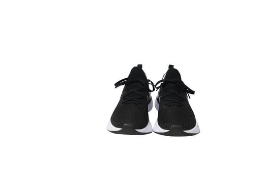 React Infinity Run Flyknit 2 in Black and White Rubber - Image 2