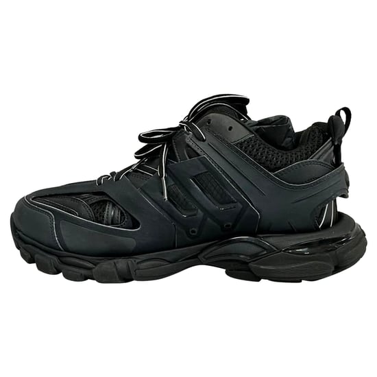 Balenciaga Track Sneakers in Black Polyurethane - Image 5