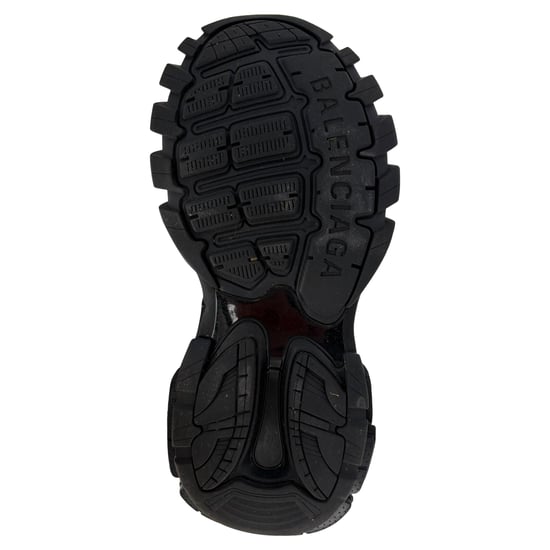 Balenciaga Track Faux Fur-Lined Sneakers in Black Polyurethane - Image 5