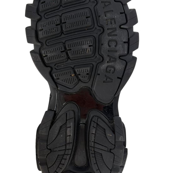 Balenciaga Track Faux Fur-Lined Sneakers in Black Polyurethane - Image 6