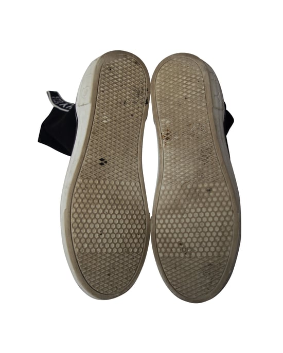 Givenchy George V Logo Stretch-Knit Hoge Sleehals Slip-On Sneakers in Zwart Polyamide - Image 5