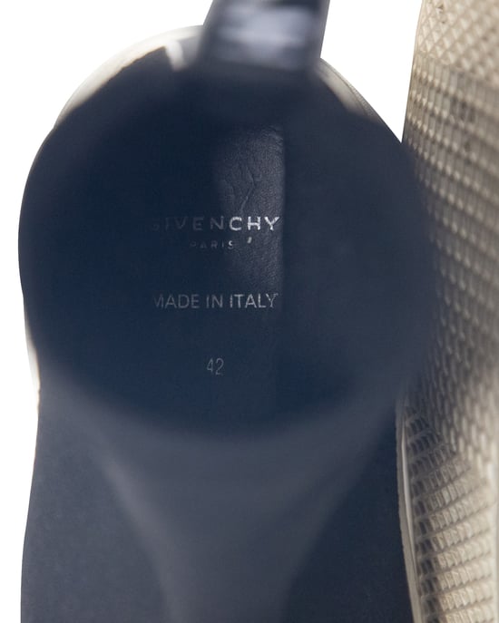 Givenchy George V Logo Stretch-Knit Hoge Sleehals Slip-On Sneakers in Zwart Polyamide - Image 6