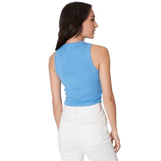 Be You Dames/Dames Vest Top (Blauw) - Image 3