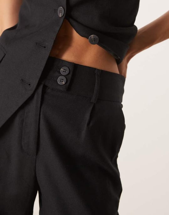 Vila tailored trouser co-ord in black - Image 4
