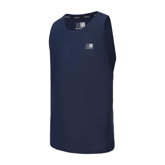 Karrimor Mens Logo Running Vest Top (Navy) - Image 3