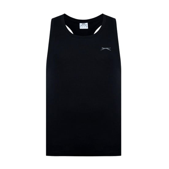 Slazenger Heren Katoenen Mouwloos Vest Top (Zwart) - Image 1