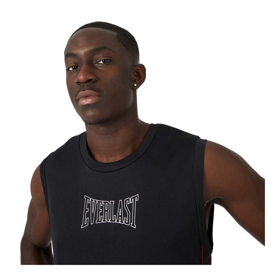 Everlast Heren mouwloze basketbaltrui (Zwart, Rood) - Image 4