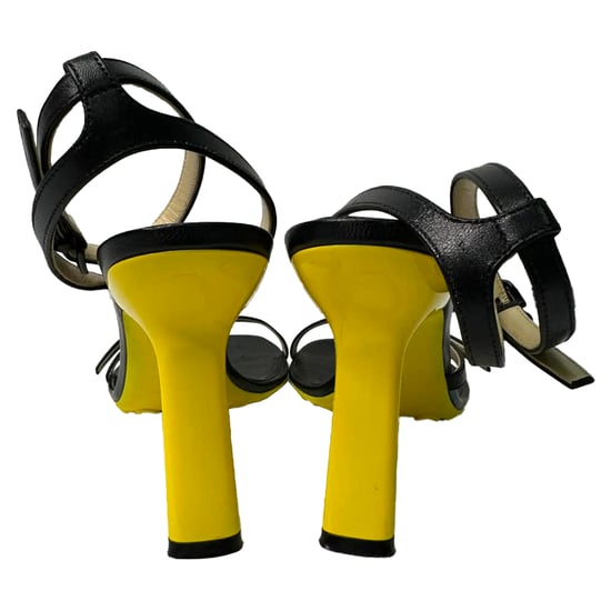 Loewe Petal Enkellaarsjes met Enkelband in Zwart Geitenleer - Image 3