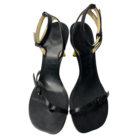 Loewe Petal Enkellaarsjes met Enkelband in Zwart Geitenleer - Image 5