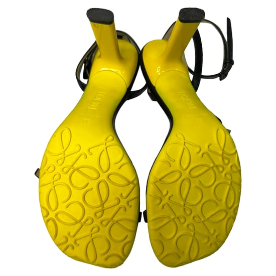 Loewe Petal Enkellaarsjes met Enkelband in Zwart Geitenleer - Image 6