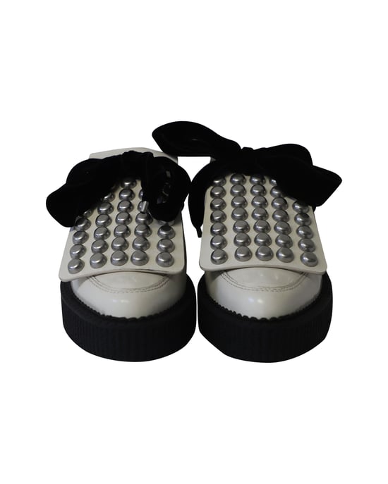 Marc By Marc Jacobs Studded Creeper Schoenen in Ivoor Leer - Image 2