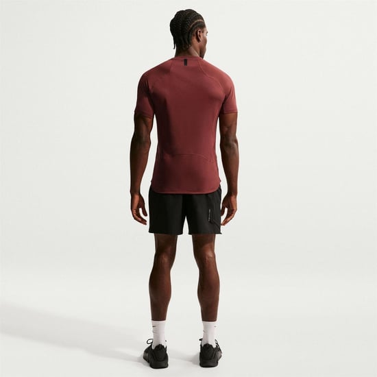 Nike Mens Pro Dri-FIT Fitted Top (Team Red) - Image 4