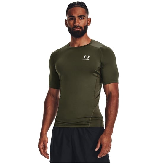 Under Armour Heren HeatGear Training T-shirt (Marine OD groen) - Image 2