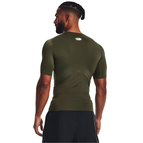 Under Armour Heren HeatGear Training T-shirt (Marine OD groen) - Image 3