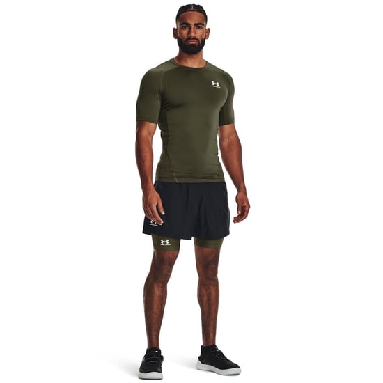 Under Armour Heren HeatGear Training T-shirt (Marine OD groen) - Image 4