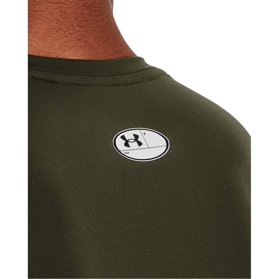 Under Armour Heren HeatGear Training T-shirt (Marine OD groen) - Image 5