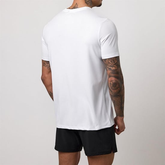 Gym King Mens Victory Performance T-Shirt (White) - Image 4