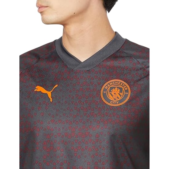 Puma Unisex trainingsshirt voor volwassenen van Manchester City FC (Grijs) - Image 3