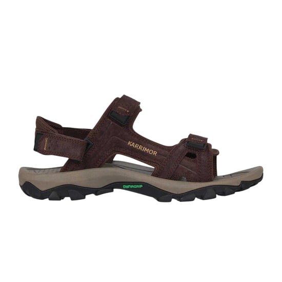 Karrimor Leren sandalen voor heren met Antibes-logo (Bruin) - Image 1