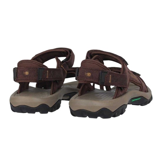 Karrimor Leren sandalen voor heren met Antibes-logo (Bruin) - Image 2